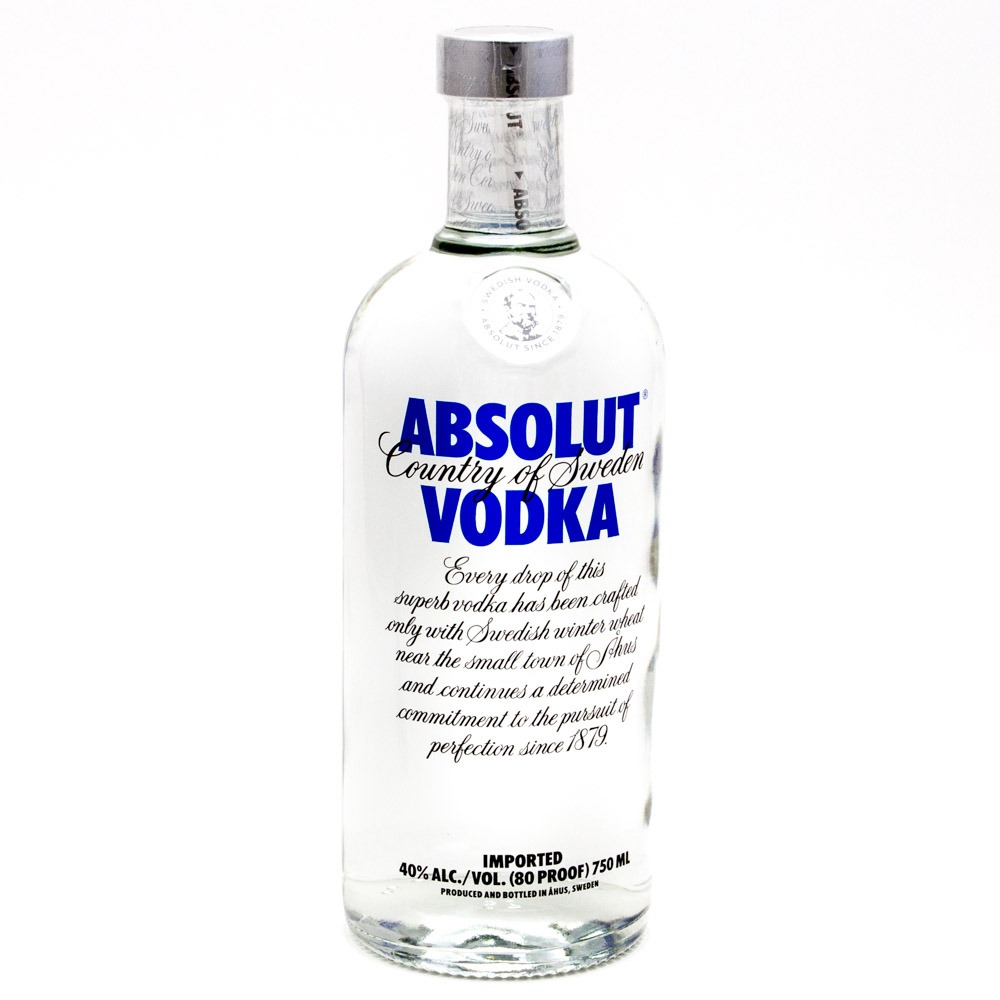 Absolut Blue 750ml+Cramberry
