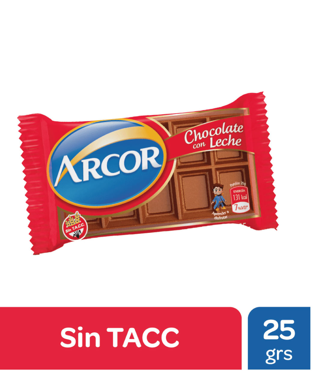ARCOR CHOCOLATE COM LECHE