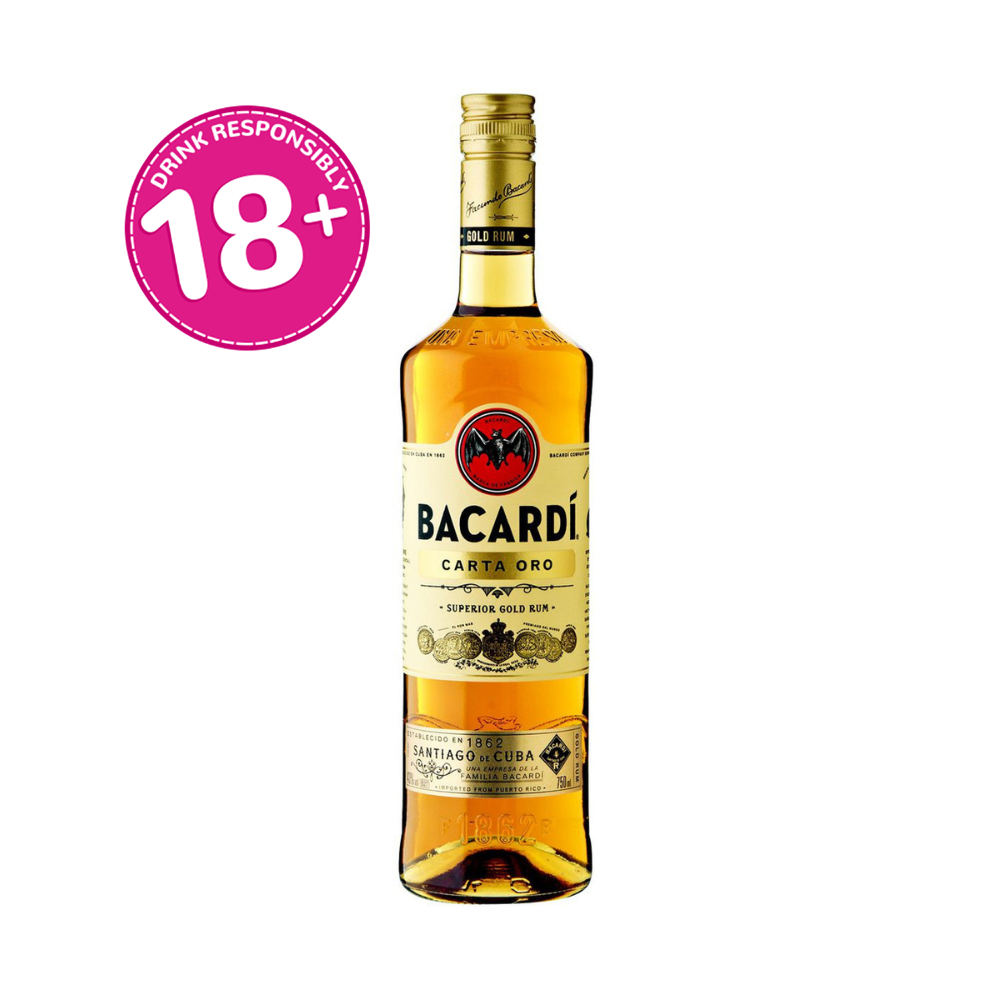 BACARDI CARTA ORO 750ML