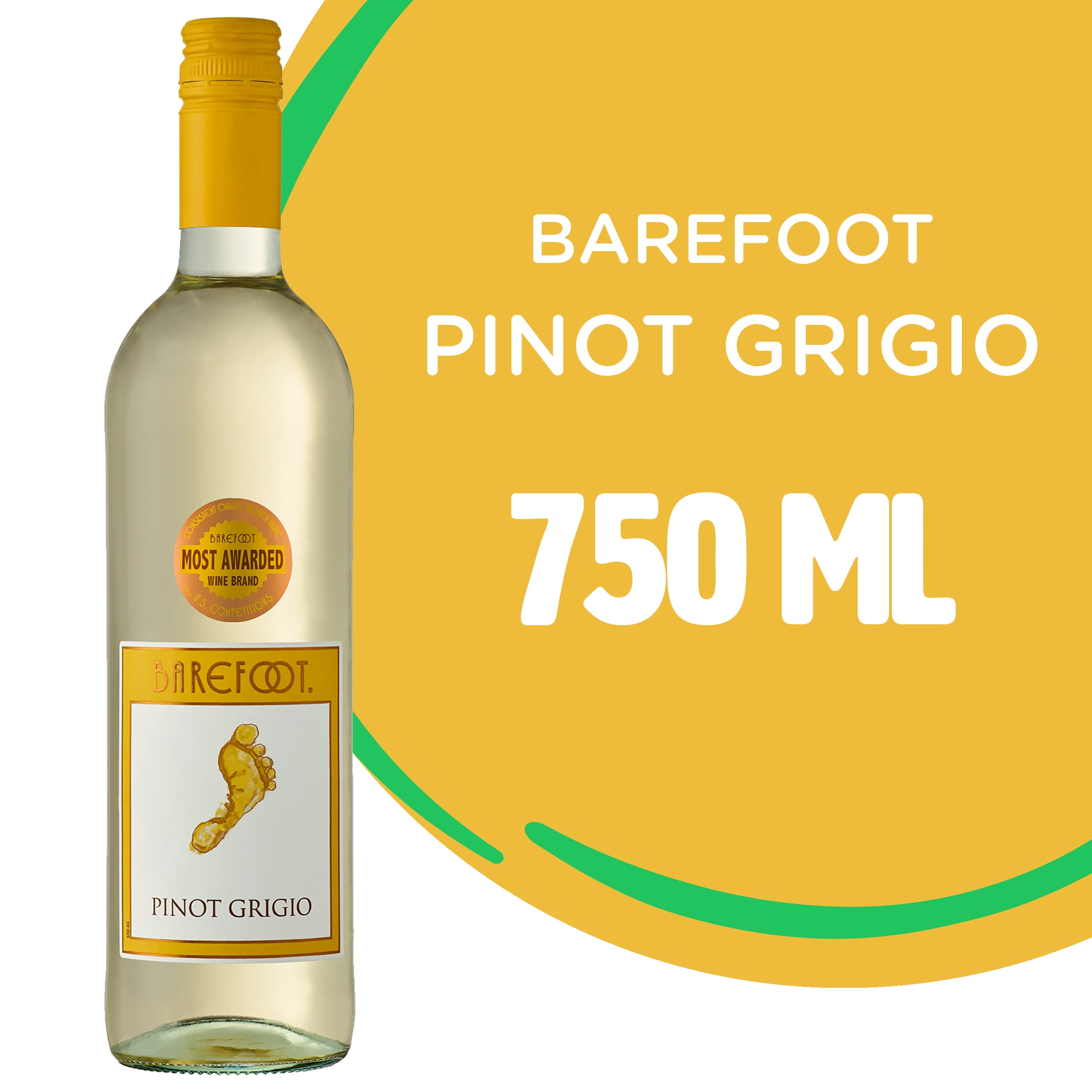Barefoot Pinot Grigio 750ml