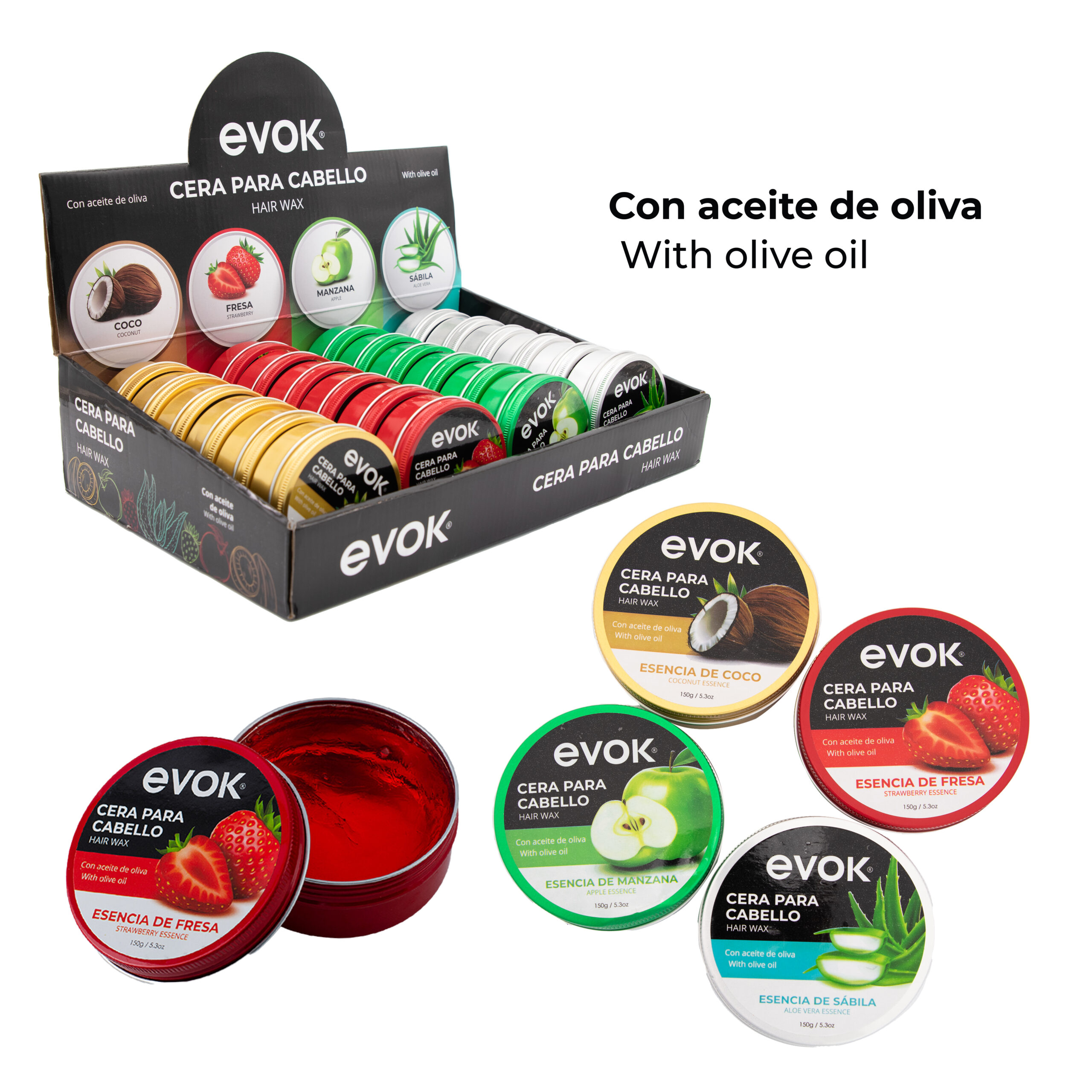 CERA PARA PELO EVOK SURTIDAS