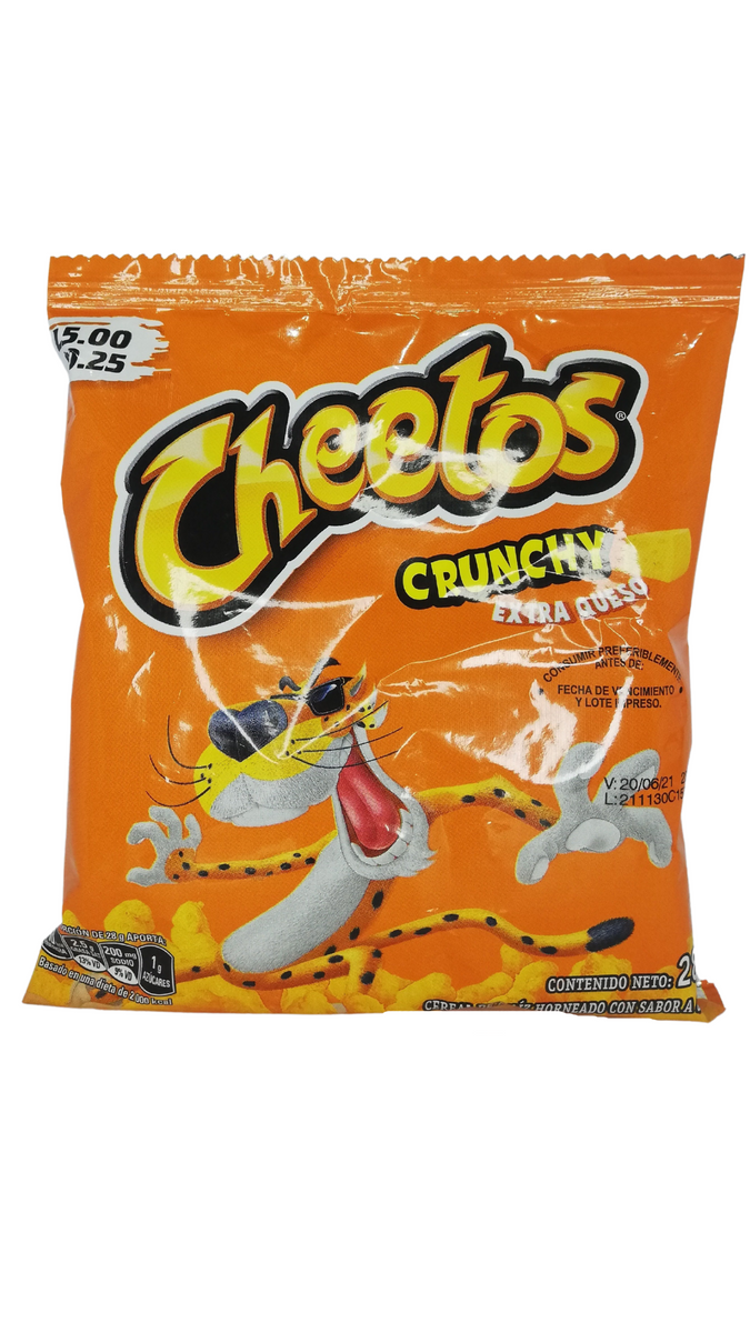 Cheetos crunchy Extra Queso 28