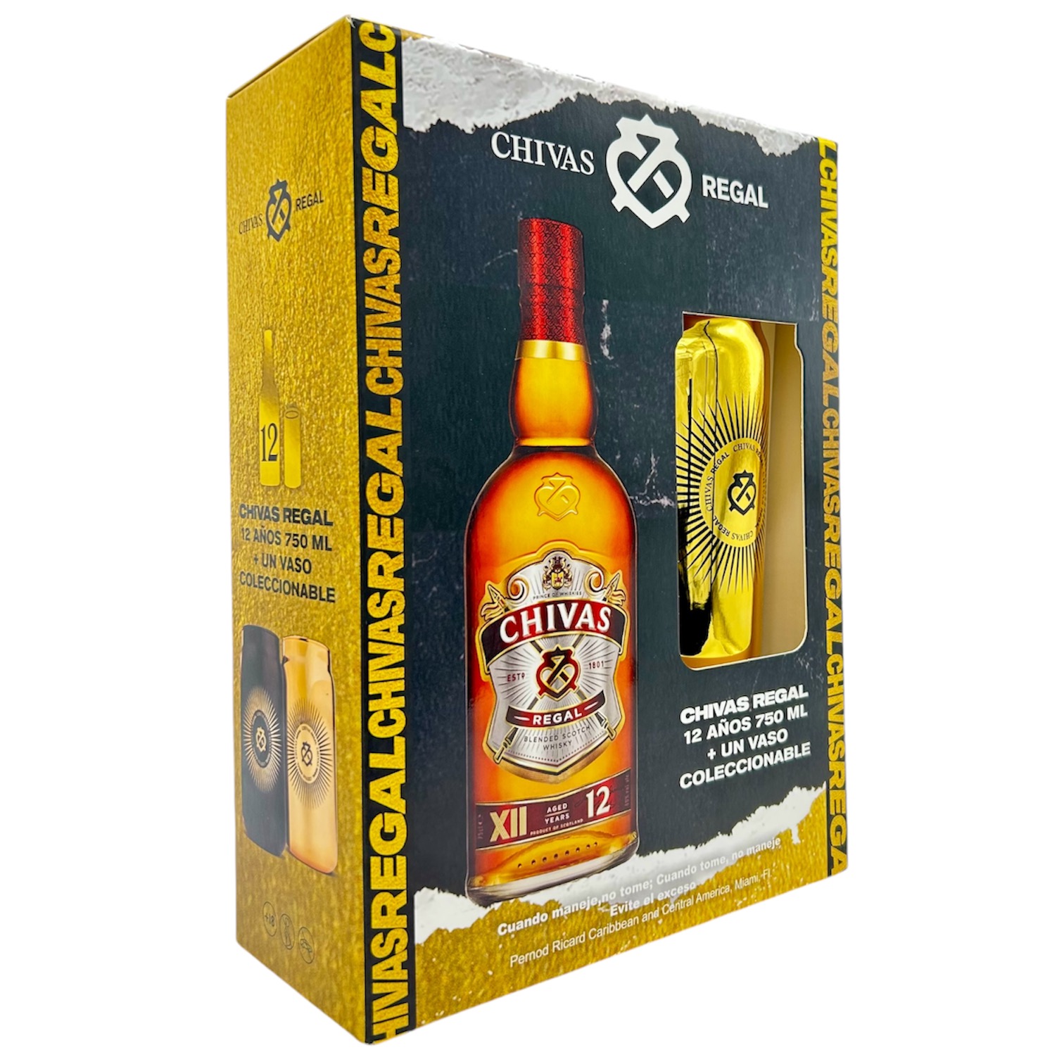 CHIVAS REGAL 12YO 750ML +VASO