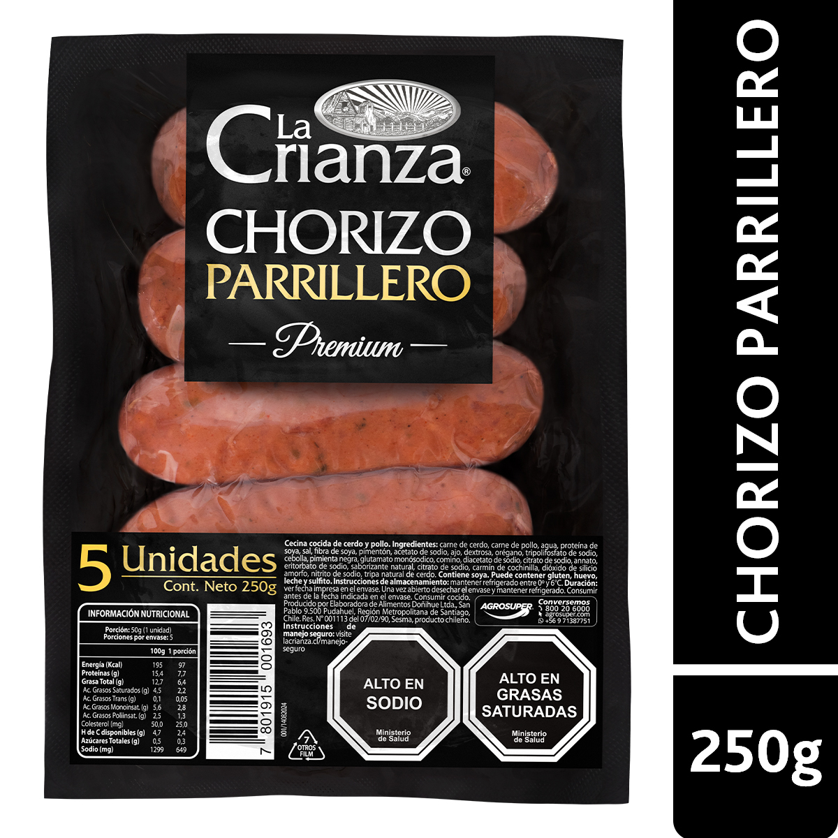 CHORIZO CRIOLLO PARRILLERO 1L