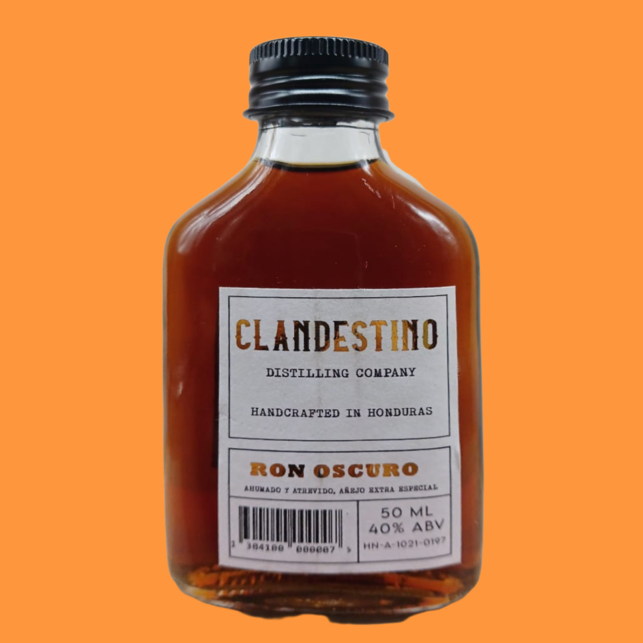CLANDESTINO RON OSCURO 50ML