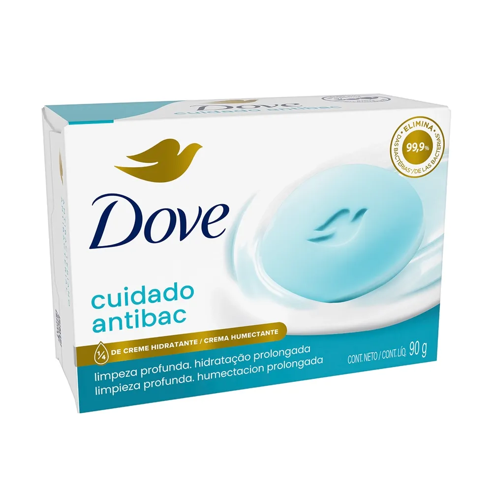 DOVE CUIDADO ANTIBACTERIAL 90g