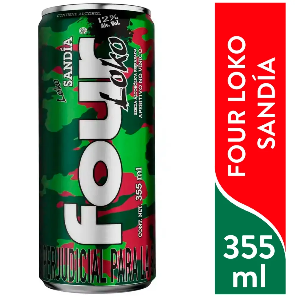 Four loco sandia 355ml