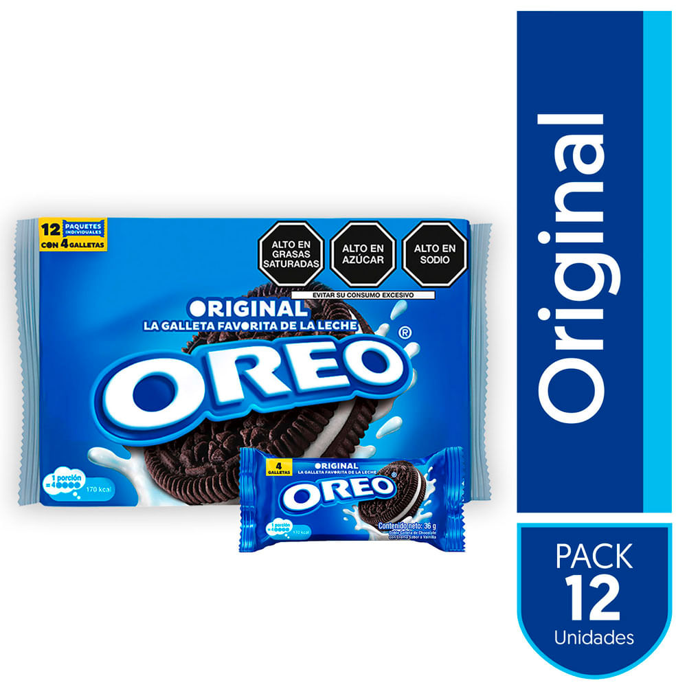 galleta oreo regular 12 paquet