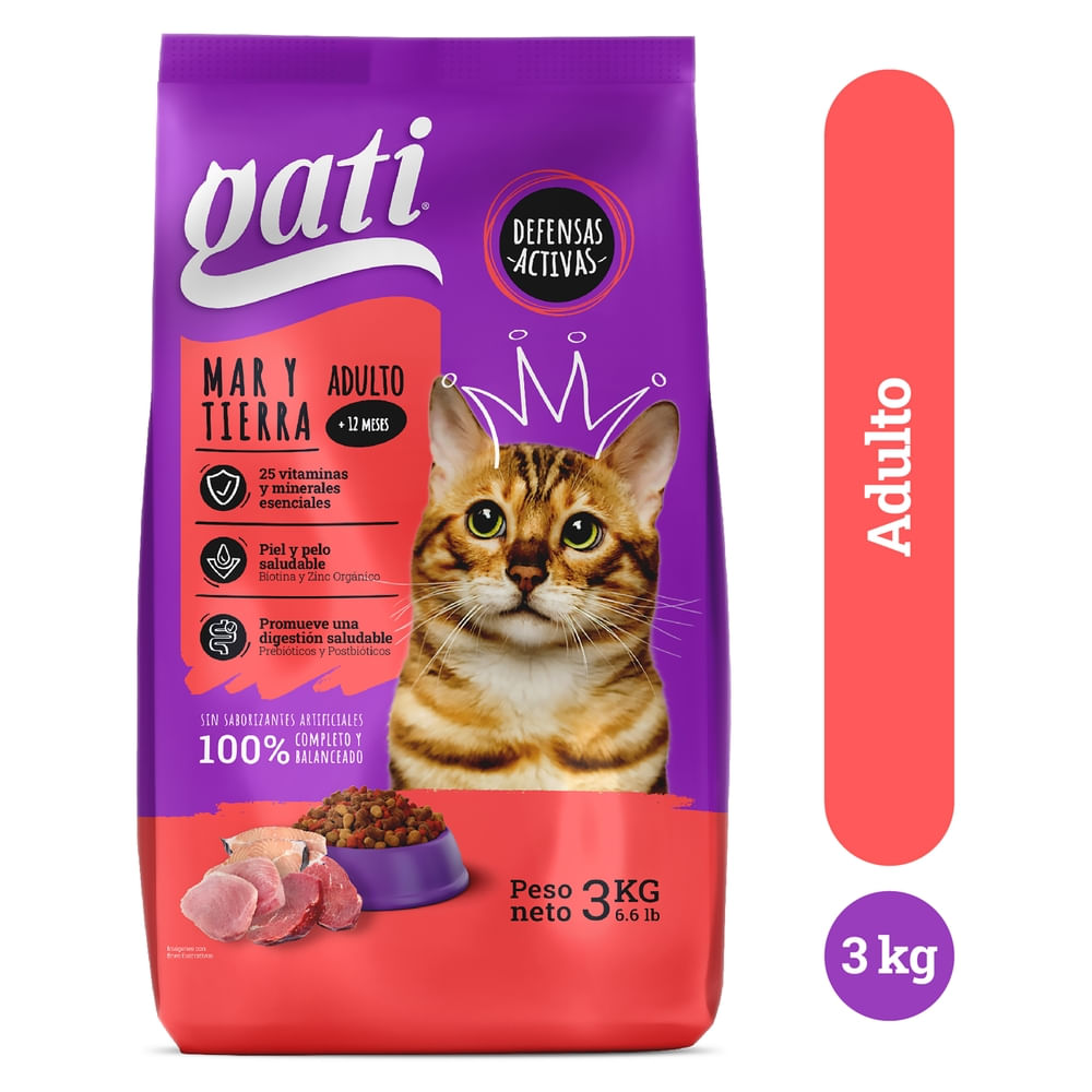 GATI MAR Y ADULTO TIERRA