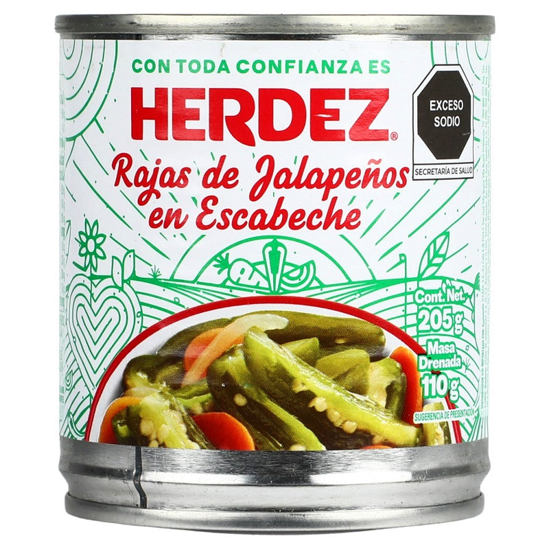 HERDEZ RAJAS DE JALAPEÑO ESCAB