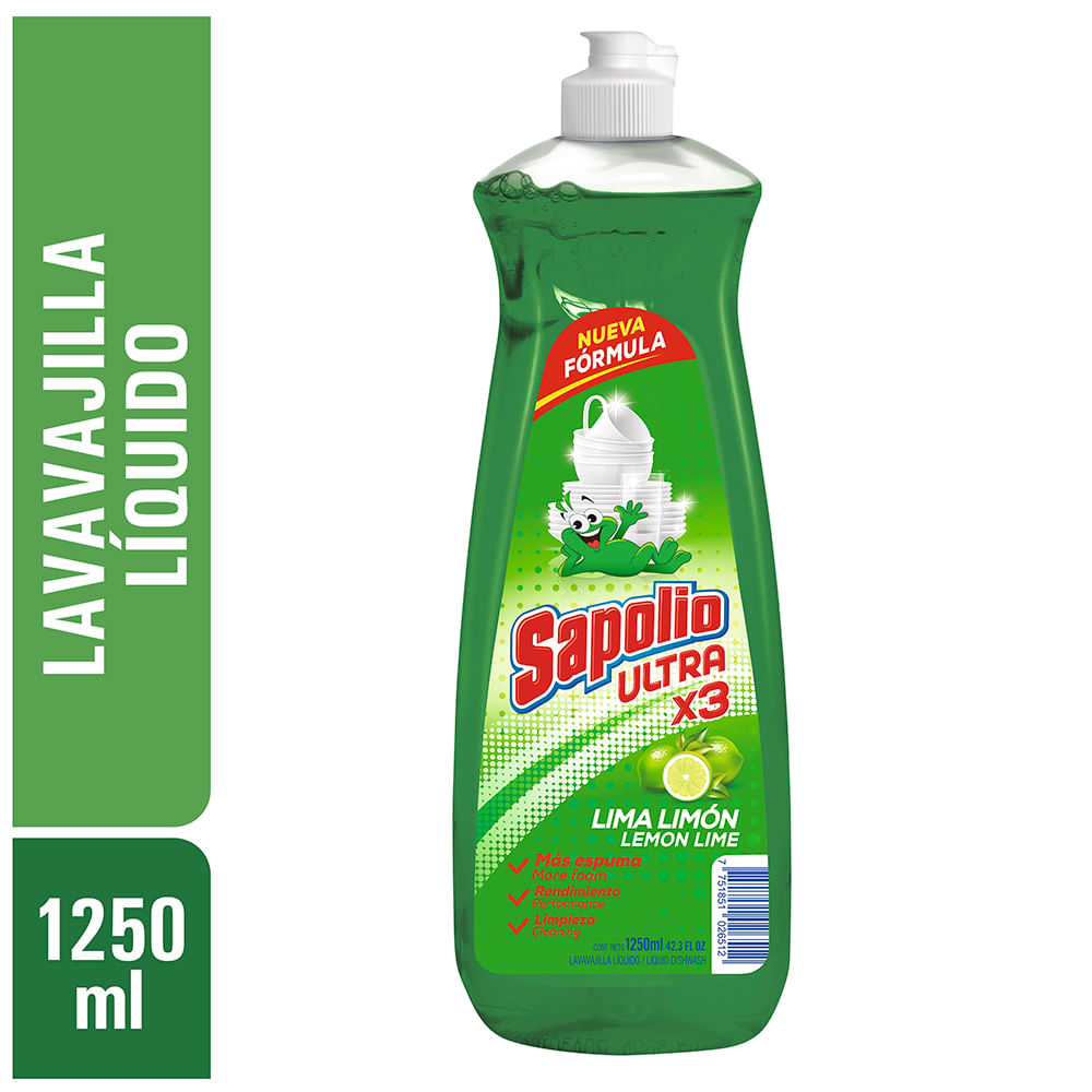 Lavavapilla Liquido Limon Sapo
