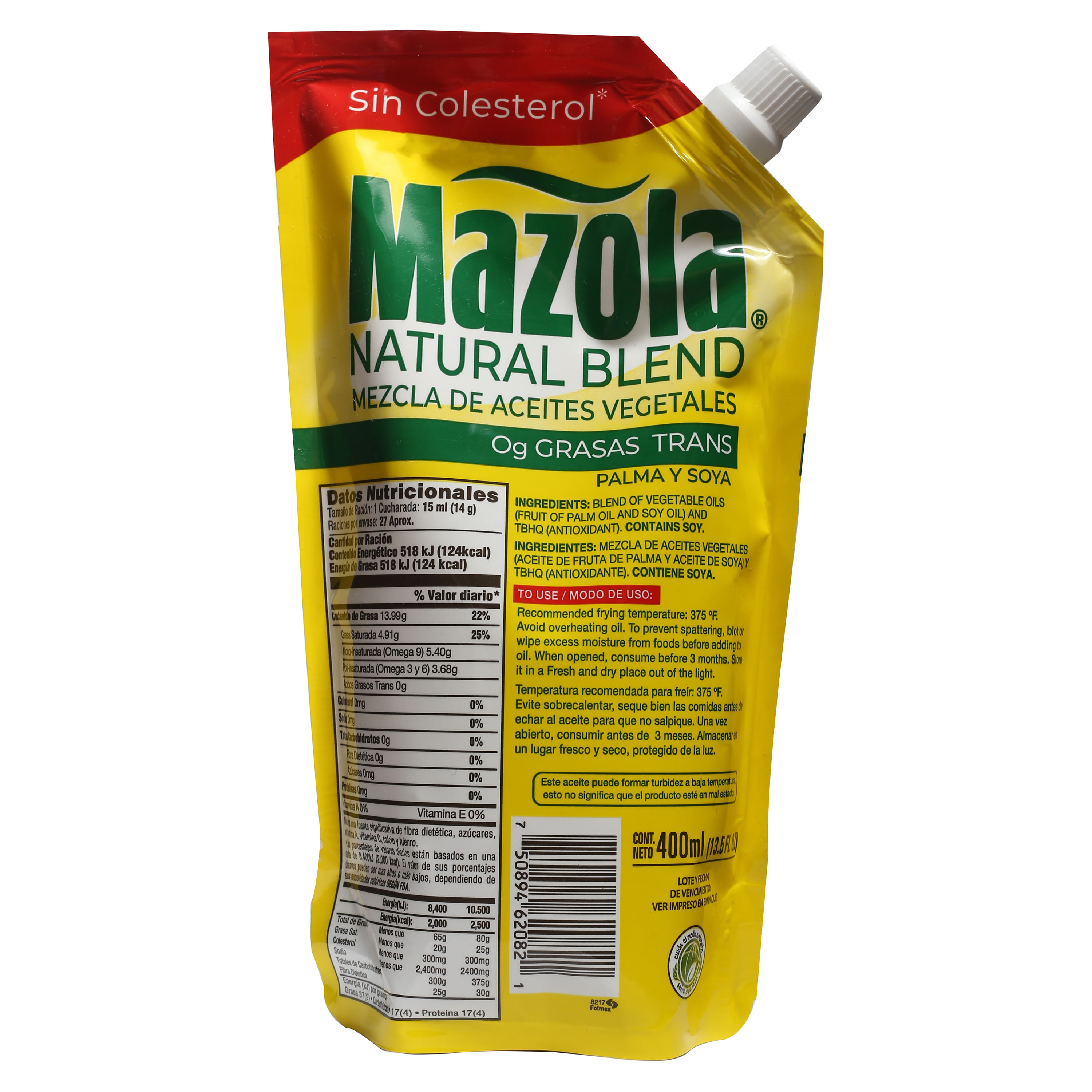 MAZOLA NATURABLEND 400ML