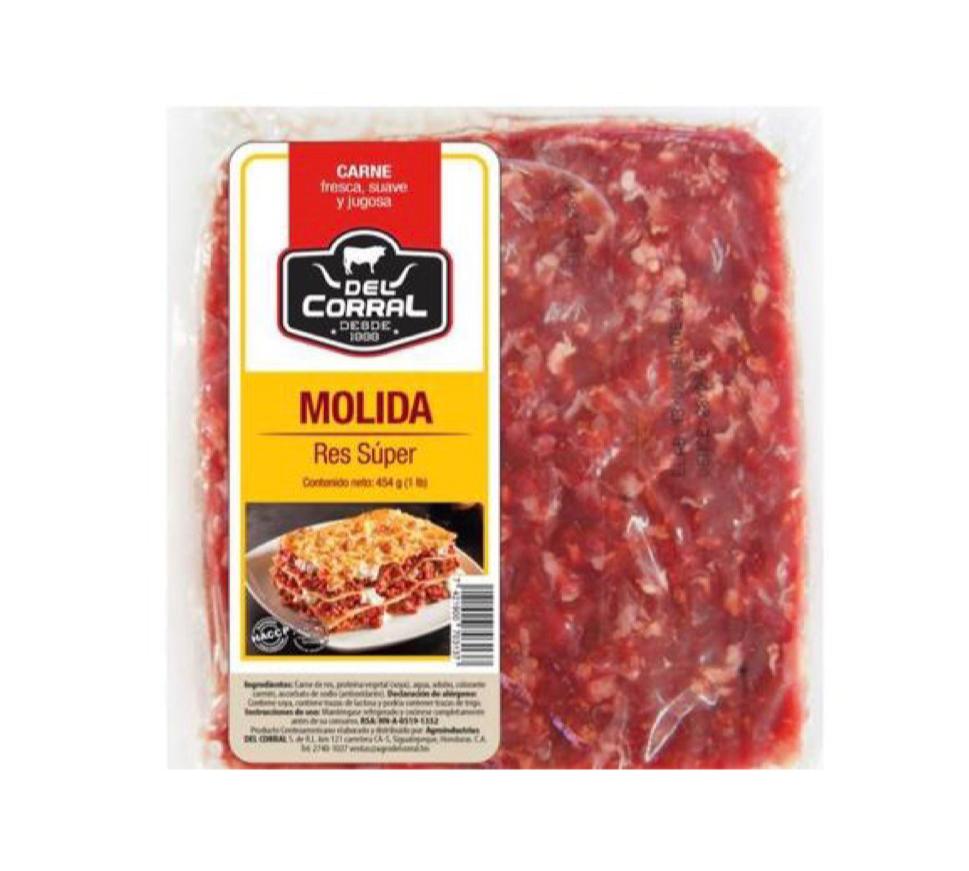 Molida res super 1libra