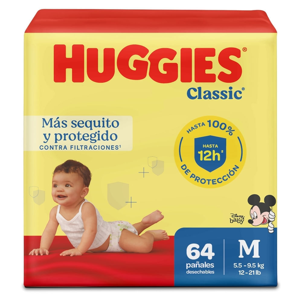 PAÑAL HUGGIES M 2