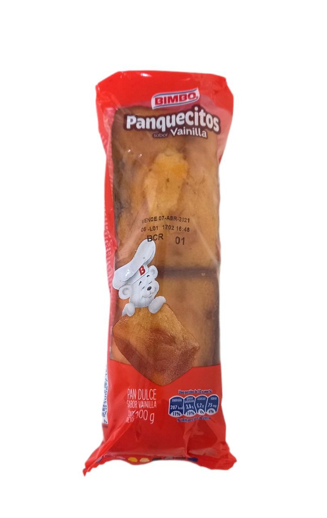 Panquesito sabor Vainilla 100G