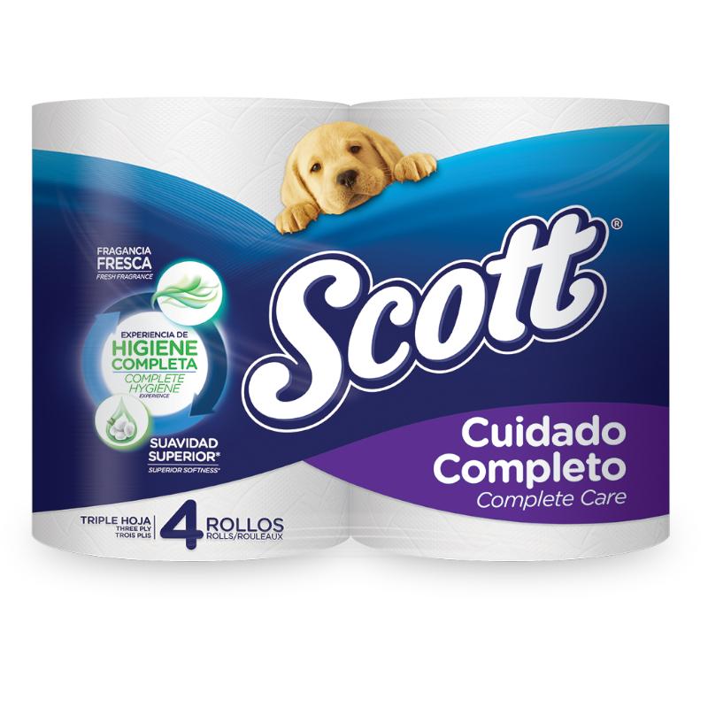 PAPEL SCOTT 4 ROLLOS