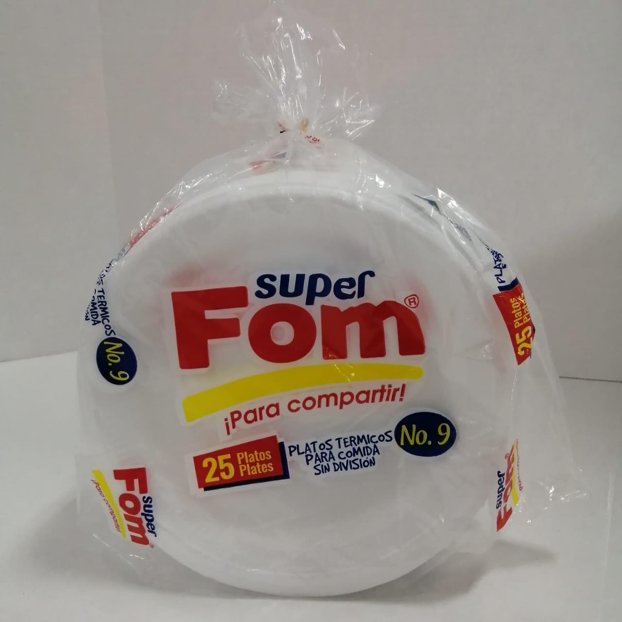 Paqquete de Platos Super Fomi