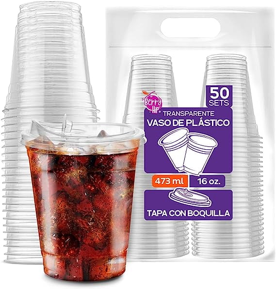 PAQUETE DE VASO PLASTICOS#16