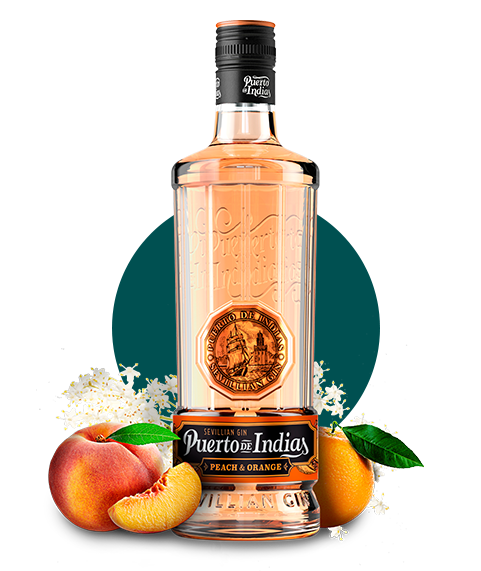 PUERTO DE INDIA PEACH Y ORANGE
