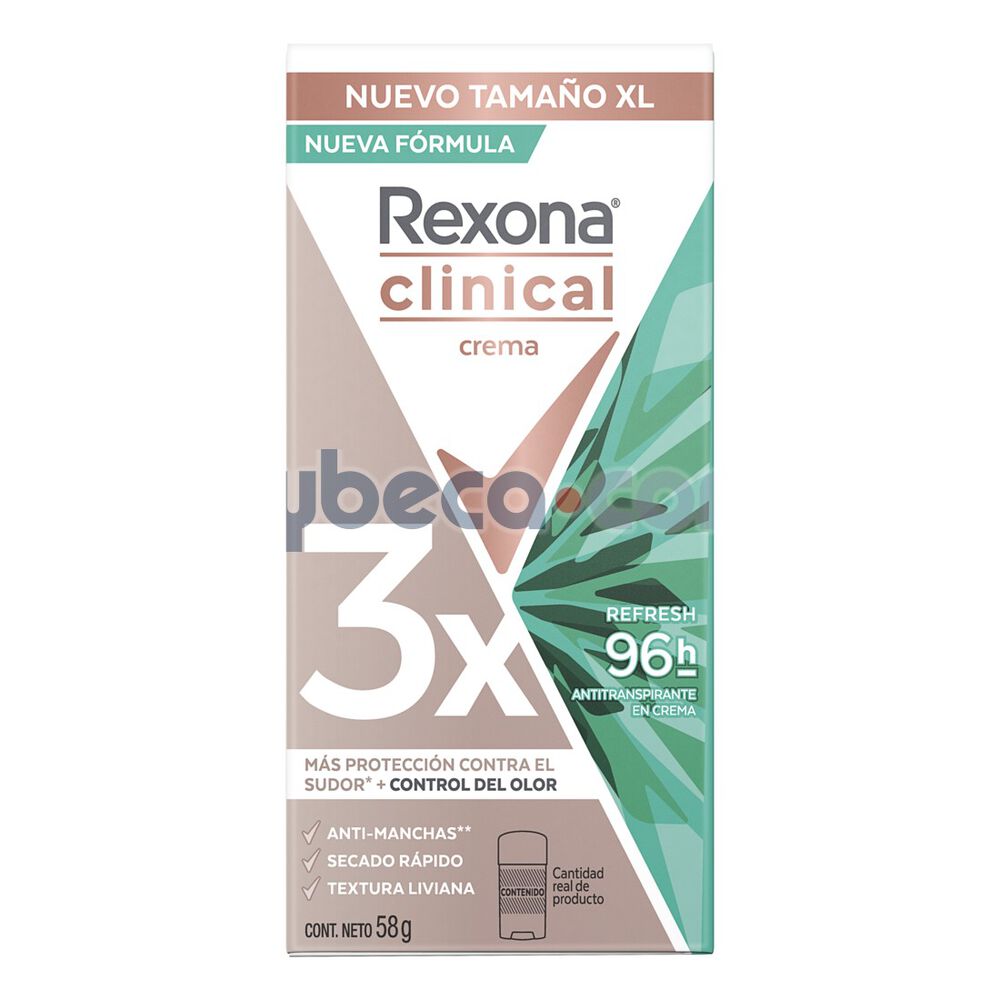 REXONA CLIN CREAM IN FRESH 58g