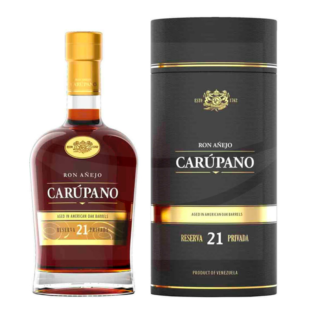 Ron Añejo carupano 21 años 750