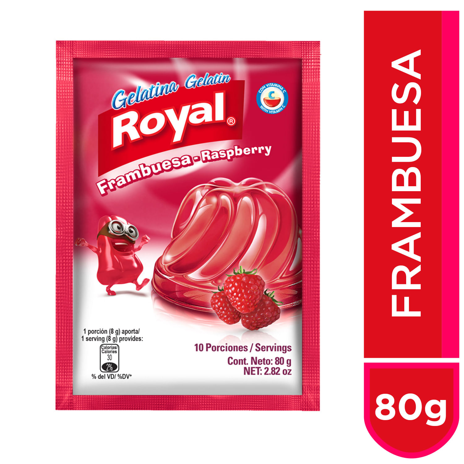 ROYAL GELATINA FRAMBUESA