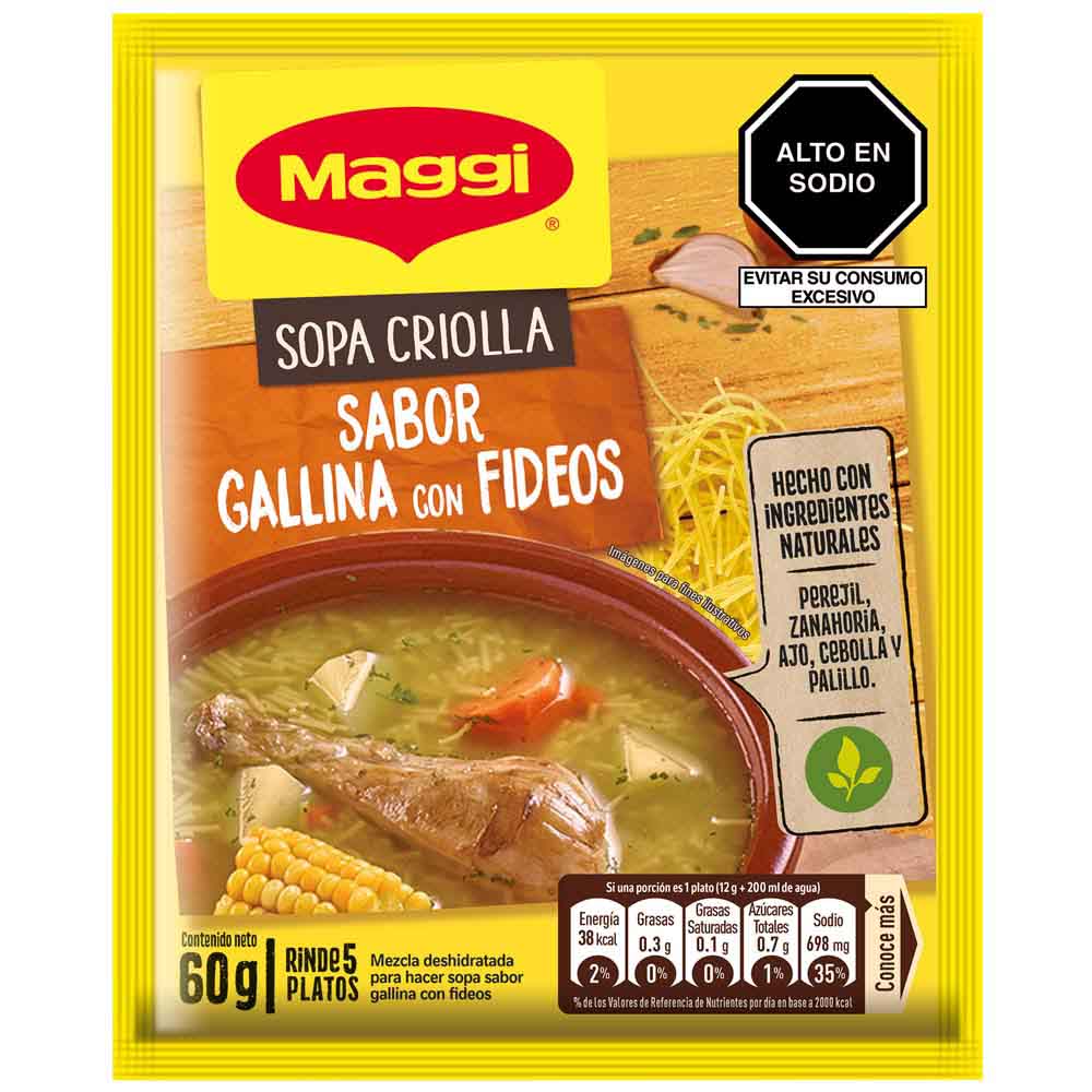 SOPA MAGGI CRIOLLA GALLINA FID