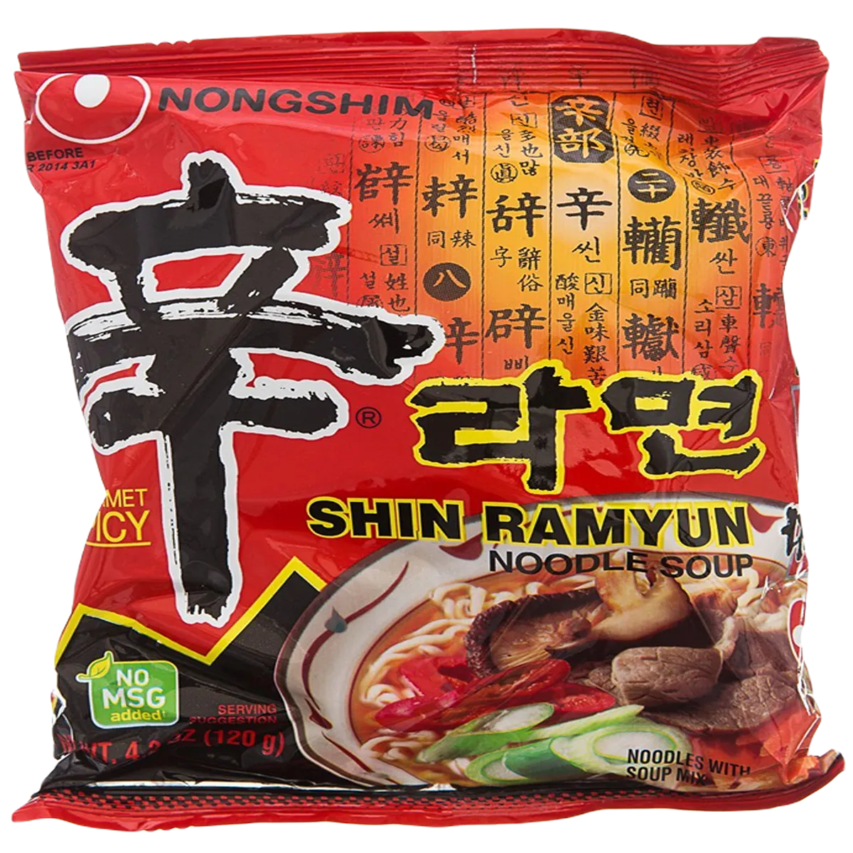 SOPA SHIN RAMYUN BOLSA 120g