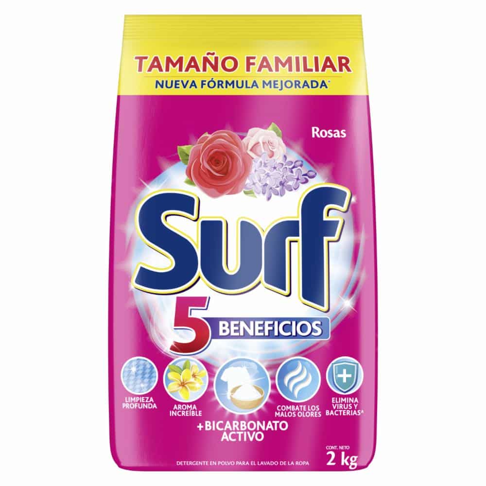 SURF POLVO ROSAS LILAS