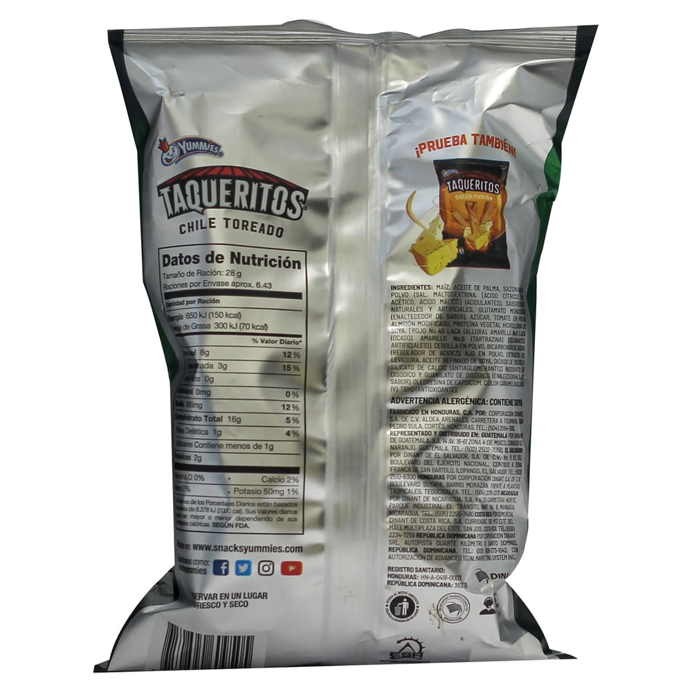 TAQUERITO QUESO FUSION 80g