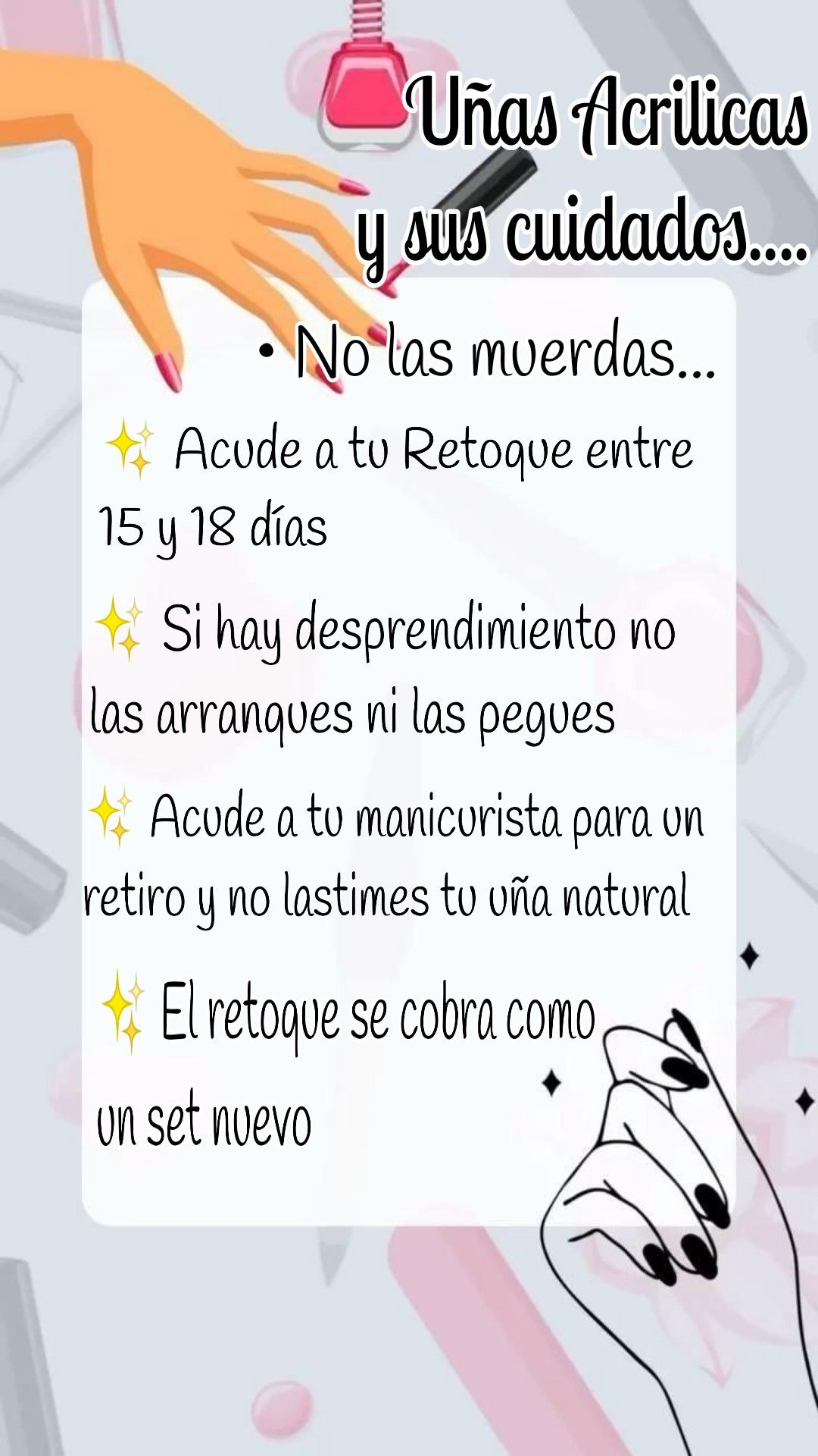 UÑAS POSTIZAS AA