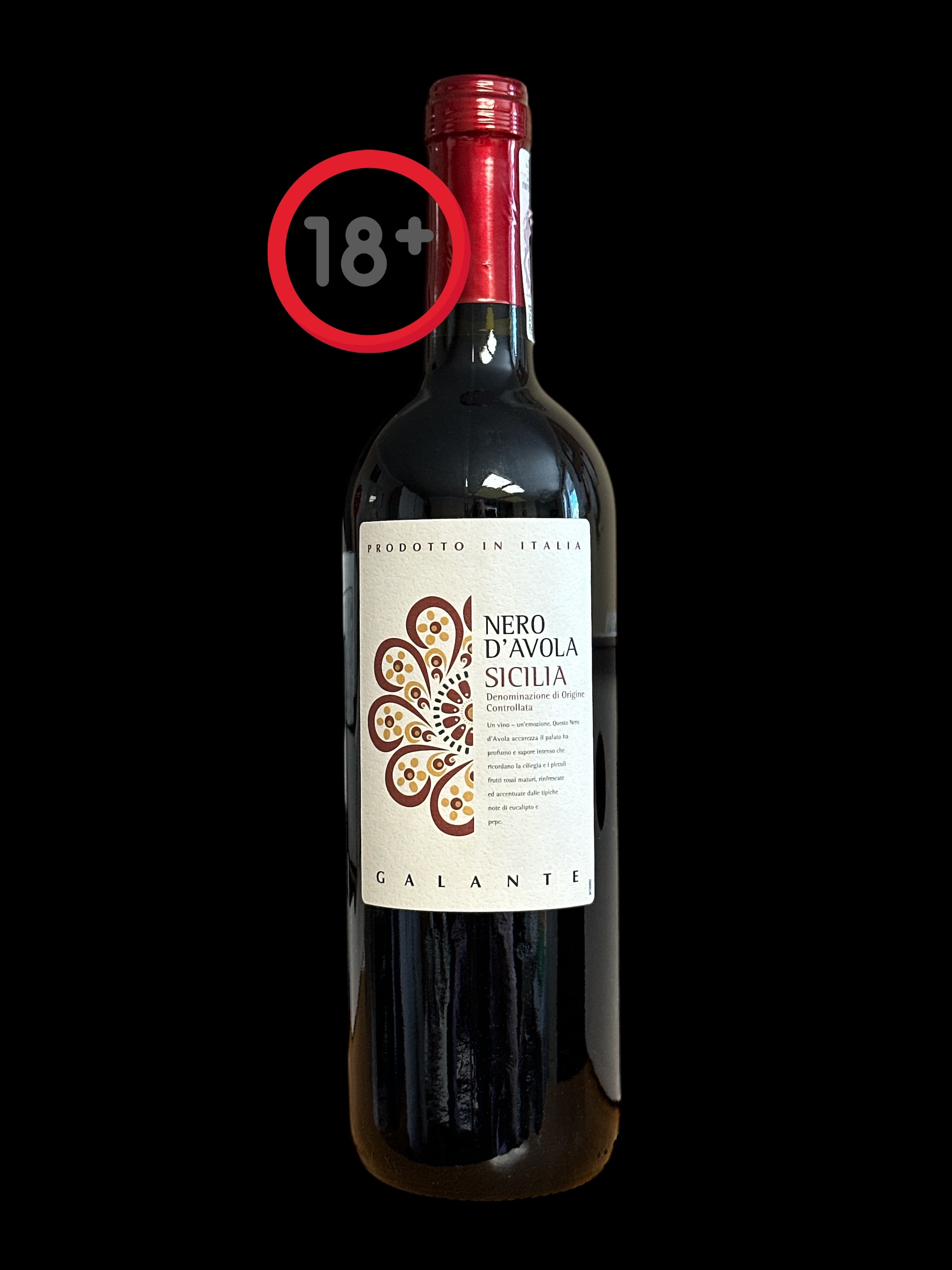 VINO ROJO NERO D AVOLA SILICIA