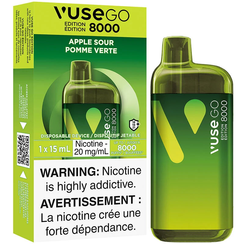 VUSE GO 8000 GREEN APPLE