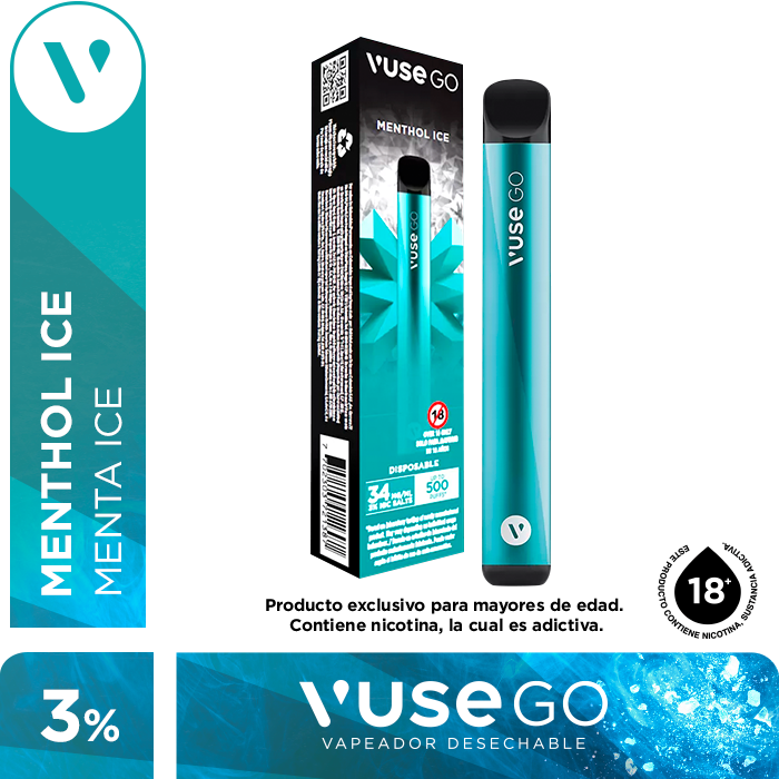 Vuse GO Menthol Ice 500 puff