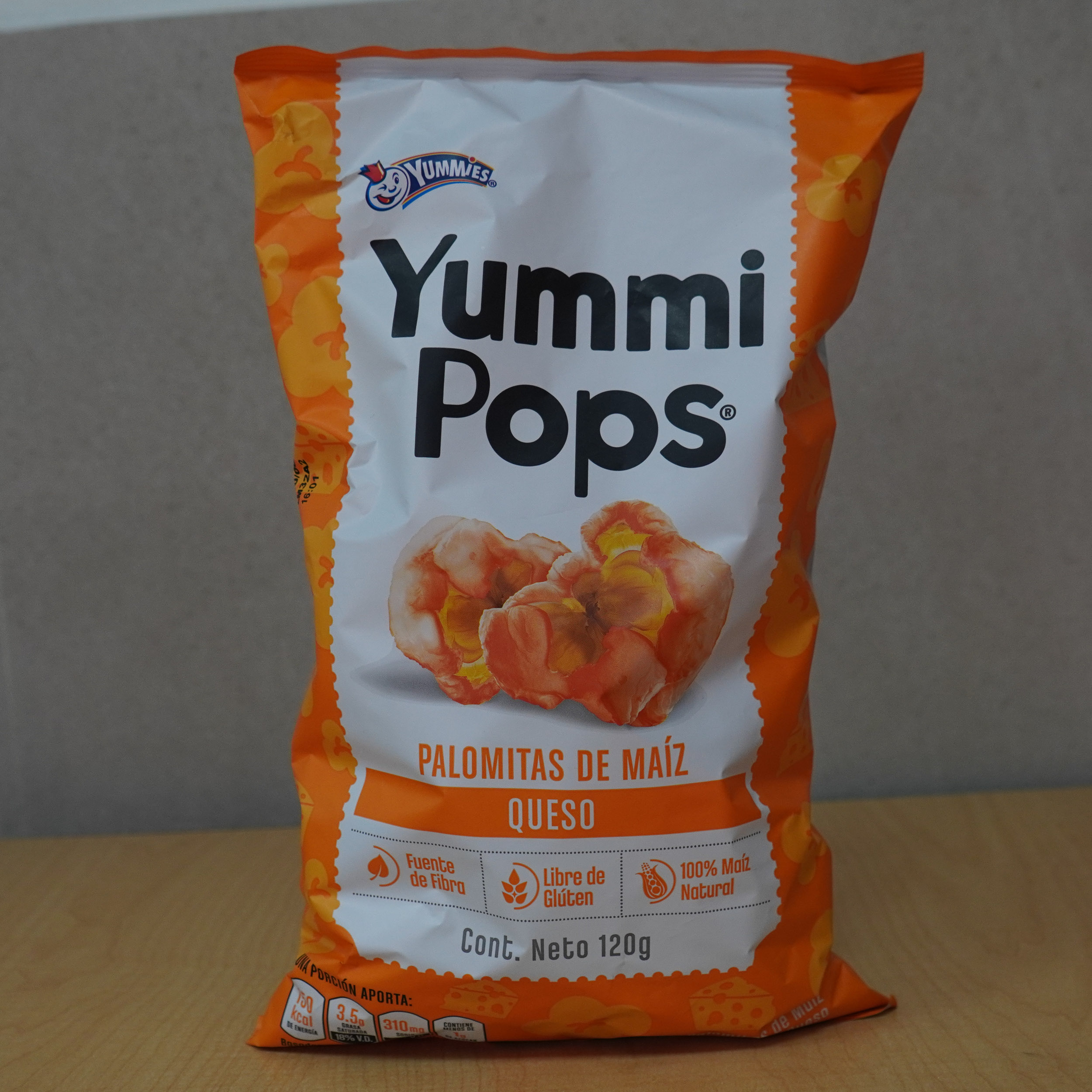 Yummi Pops Palomita Queso 252g